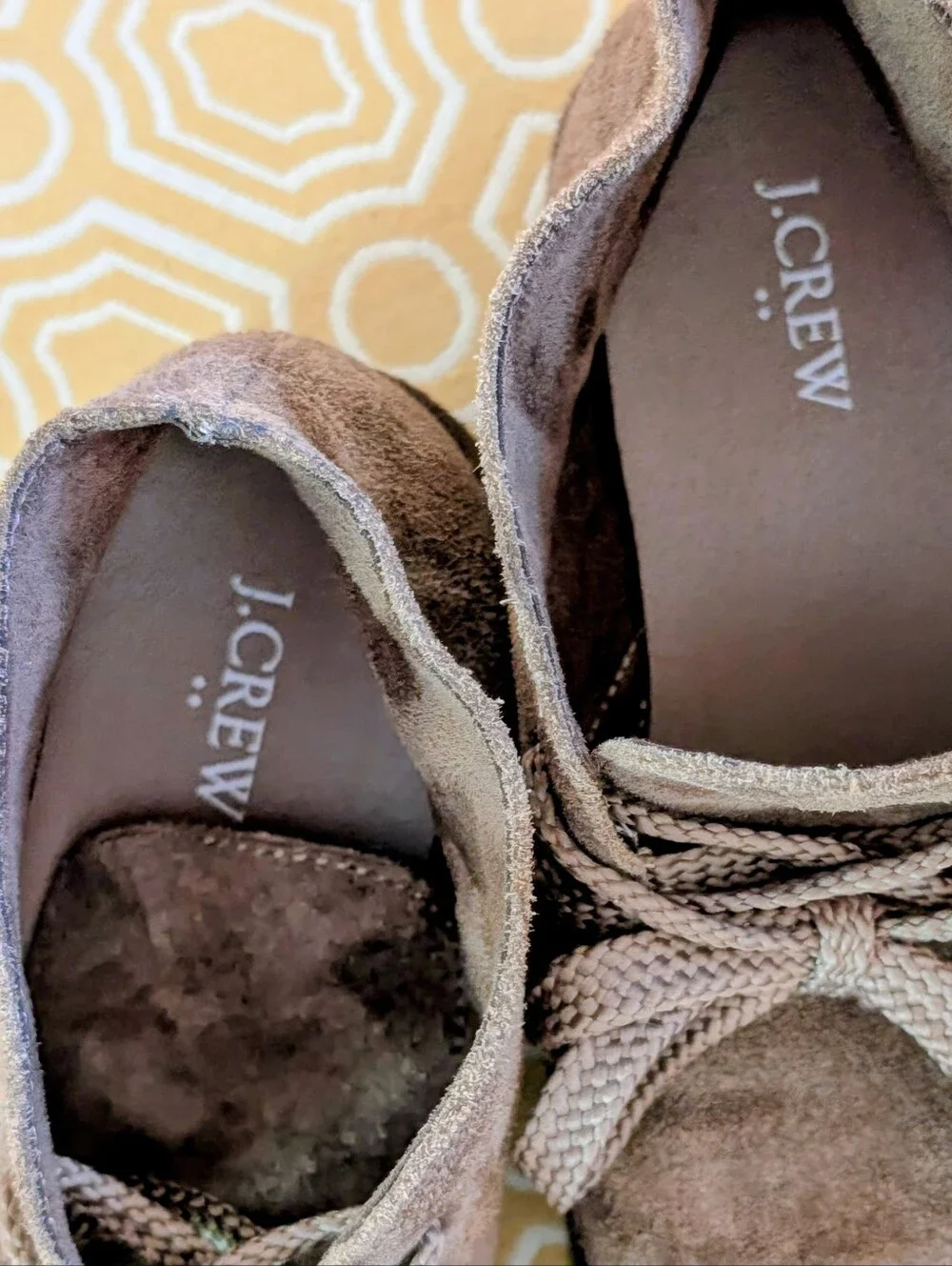 J. Crew Kids Dark Brown Suede Lace-Up Boots
